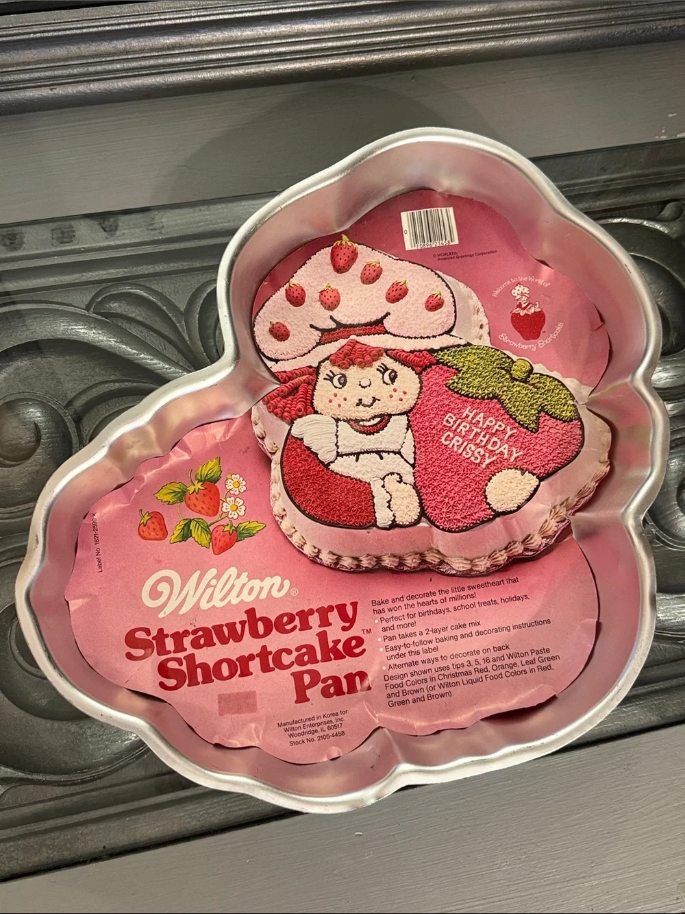 Vintage Wilton Strawberry Shortcake Cake Pan